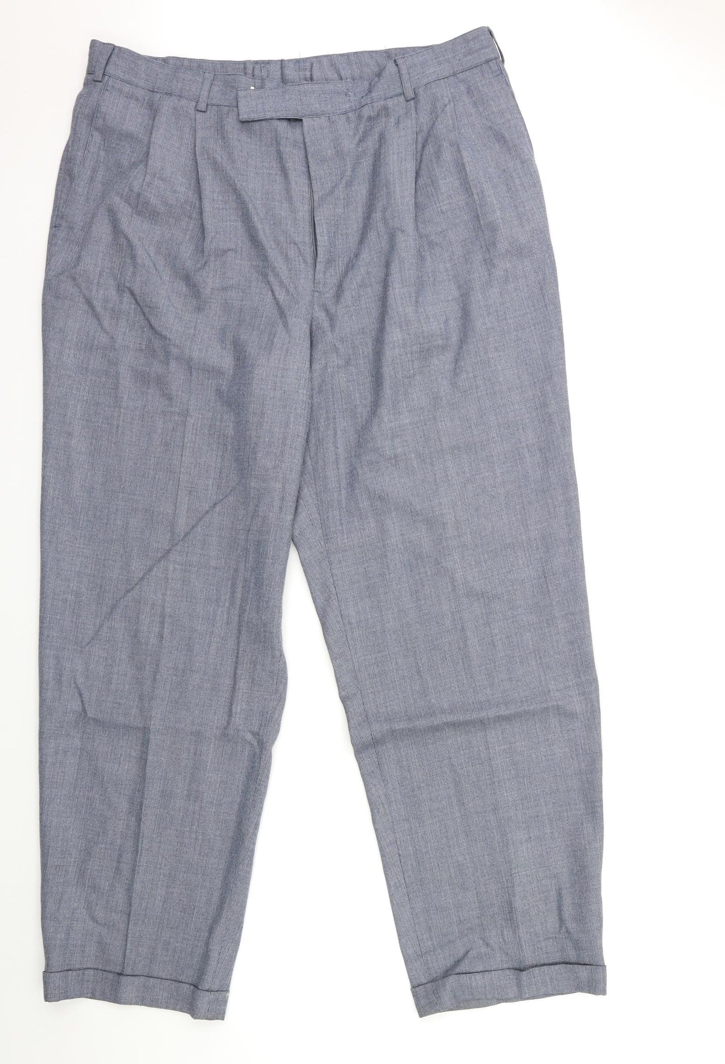 Preworn Womens Grey  Rayon Trousers  Size 38 in L32 in