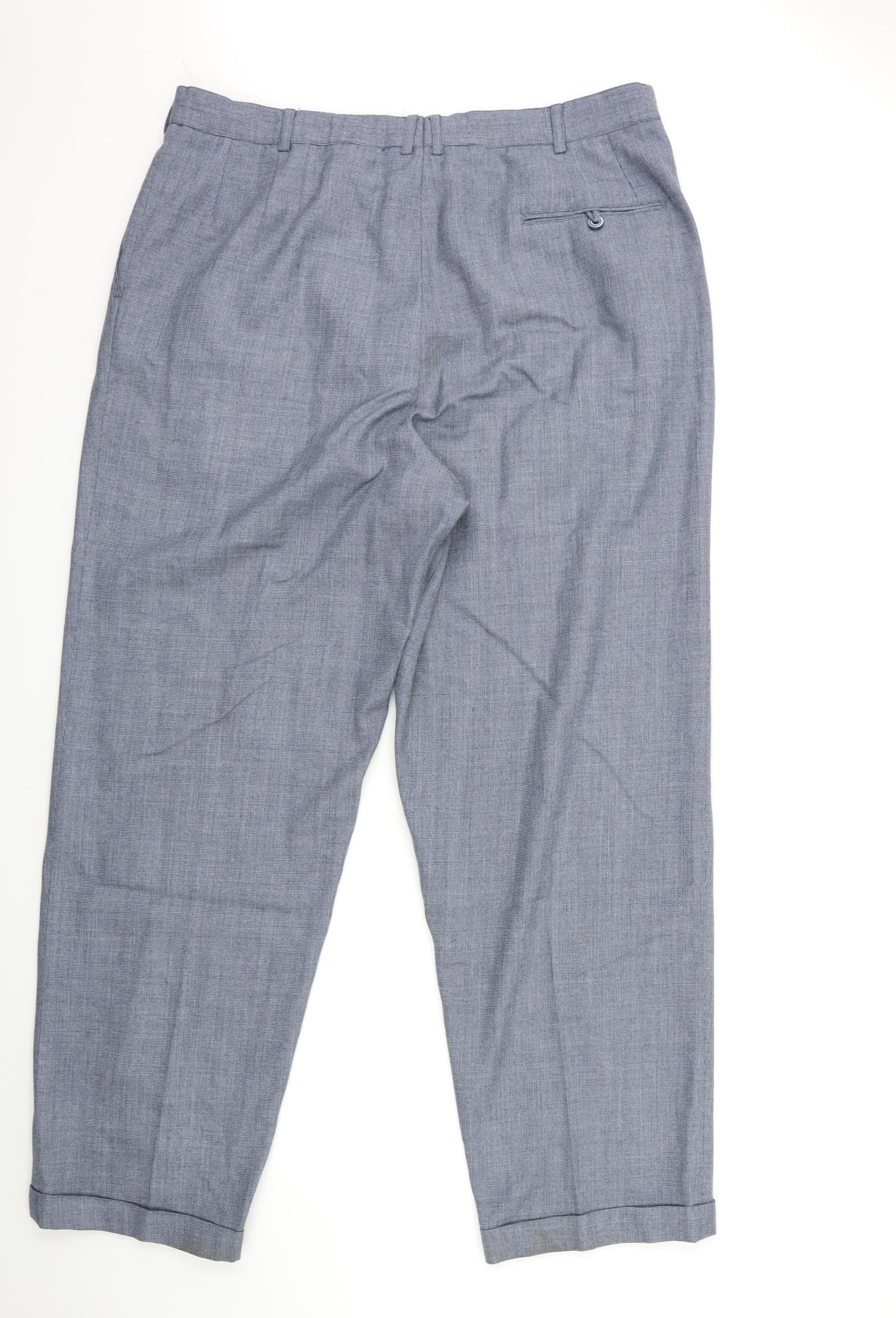 Preworn Womens Grey  Rayon Trousers  Size 38 in L32 in
