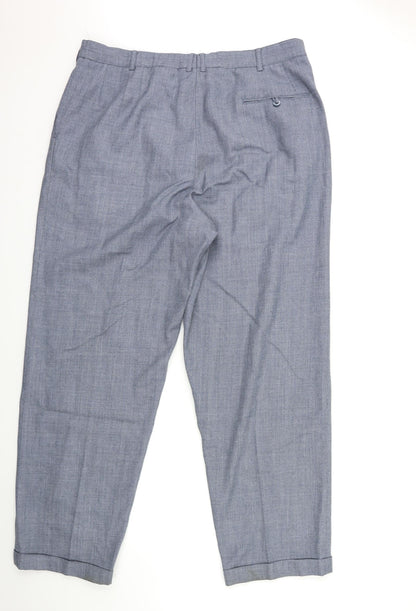Preworn Womens Grey  Rayon Trousers  Size 38 in L32 in