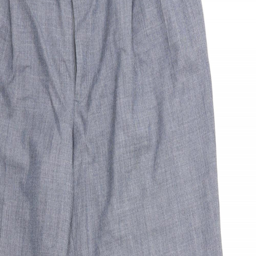 Preworn Womens Grey  Rayon Trousers  Size 38 in L32 in