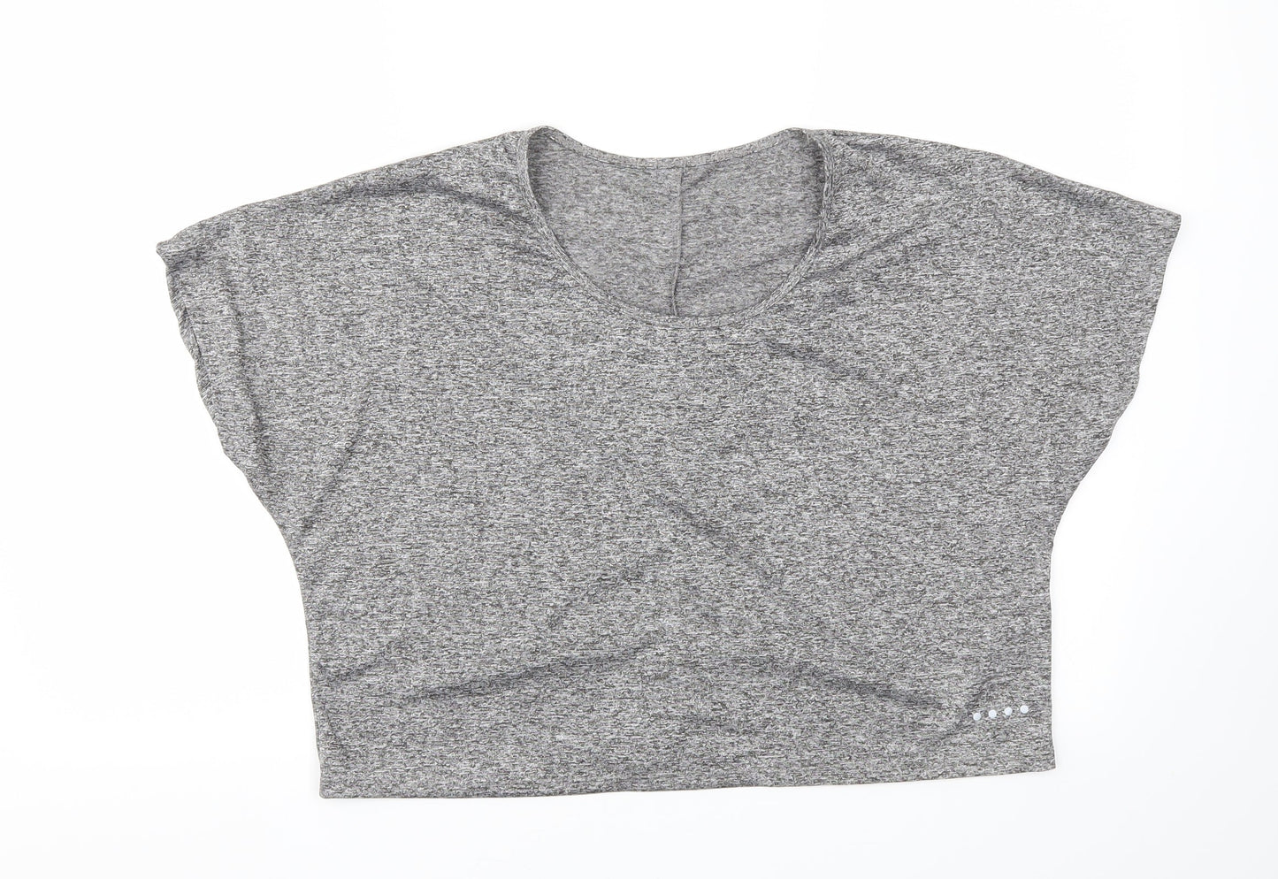 Matalan Womens Grey   Basic T-Shirt Size M
