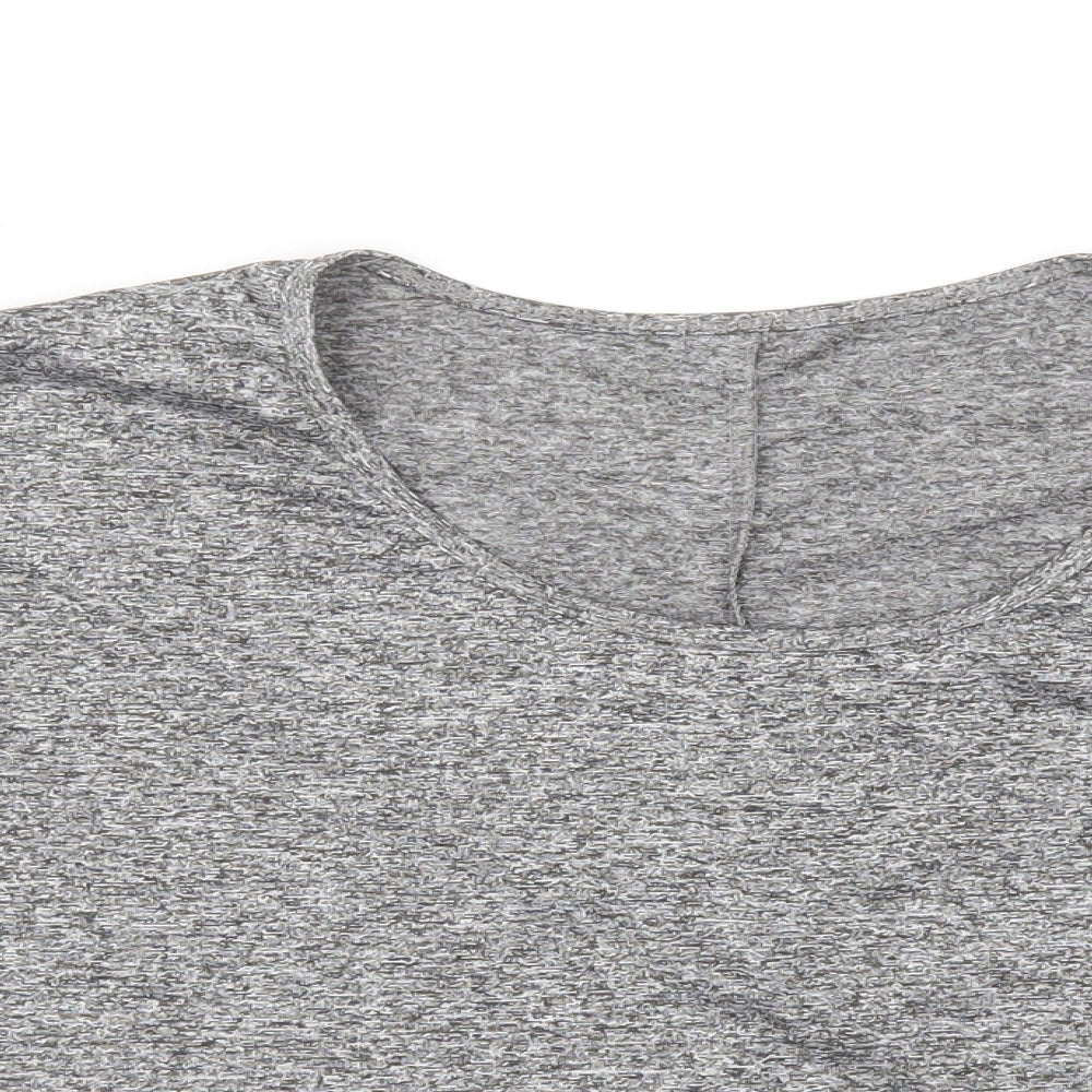 Matalan Womens Grey   Basic T-Shirt Size M