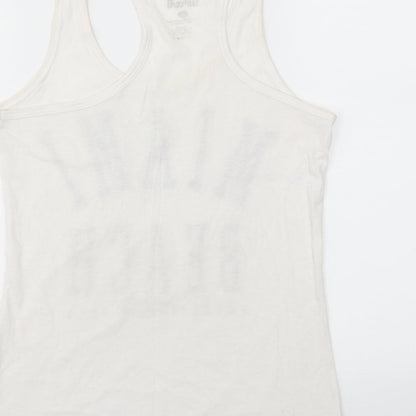 surstyle Womens White Camouflage  Basic T-Shirt Size L
