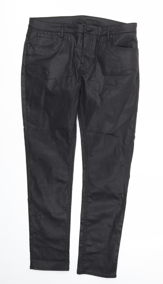 Preworn Womens Black   Skinny Jeans Size 34 L31 in