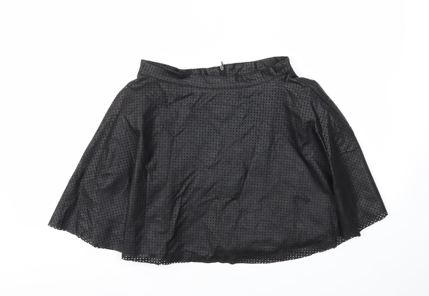 Preworn Womens Black   Flare Skirt Size 10