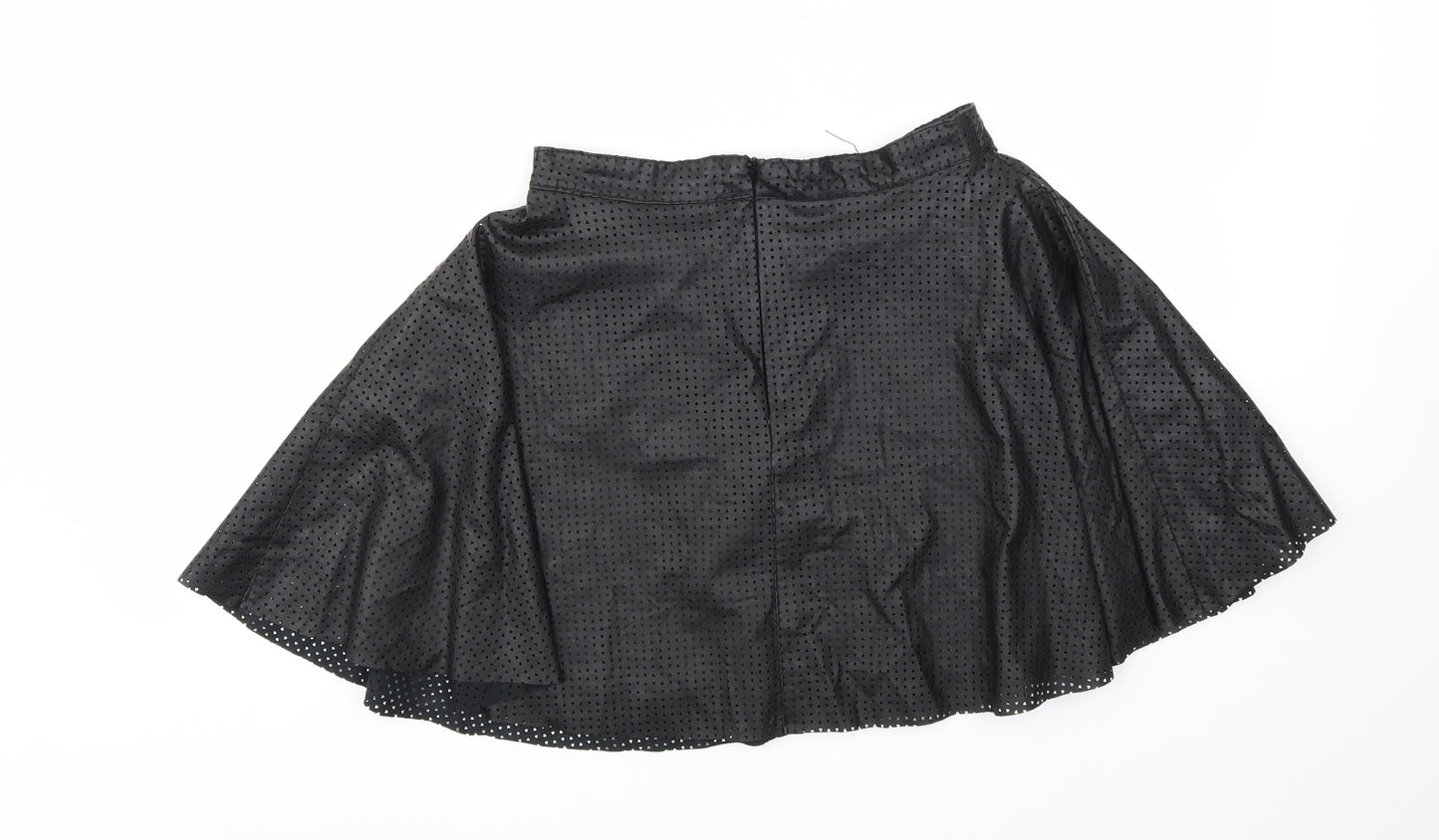 Preworn Womens Black   Flare Skirt Size 10