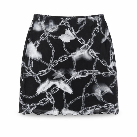 SHEIN Womens Black   A-Line Skirt Size XS  - Stretch waistband