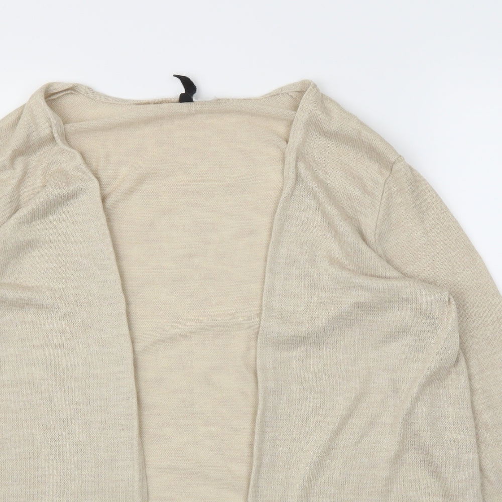 H&M Womens Beige   Cardigan Jumper Size L