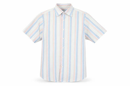 Cutting Edge Mens Multicoloured Striped   Button-Up Size M