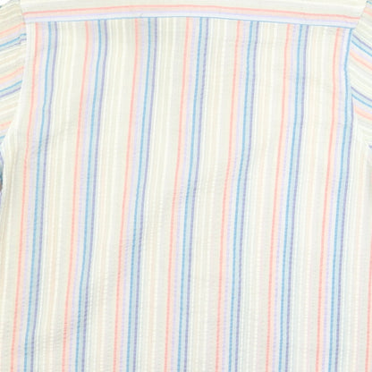 Cutting Edge Mens Multicoloured Striped   Button-Up Size M