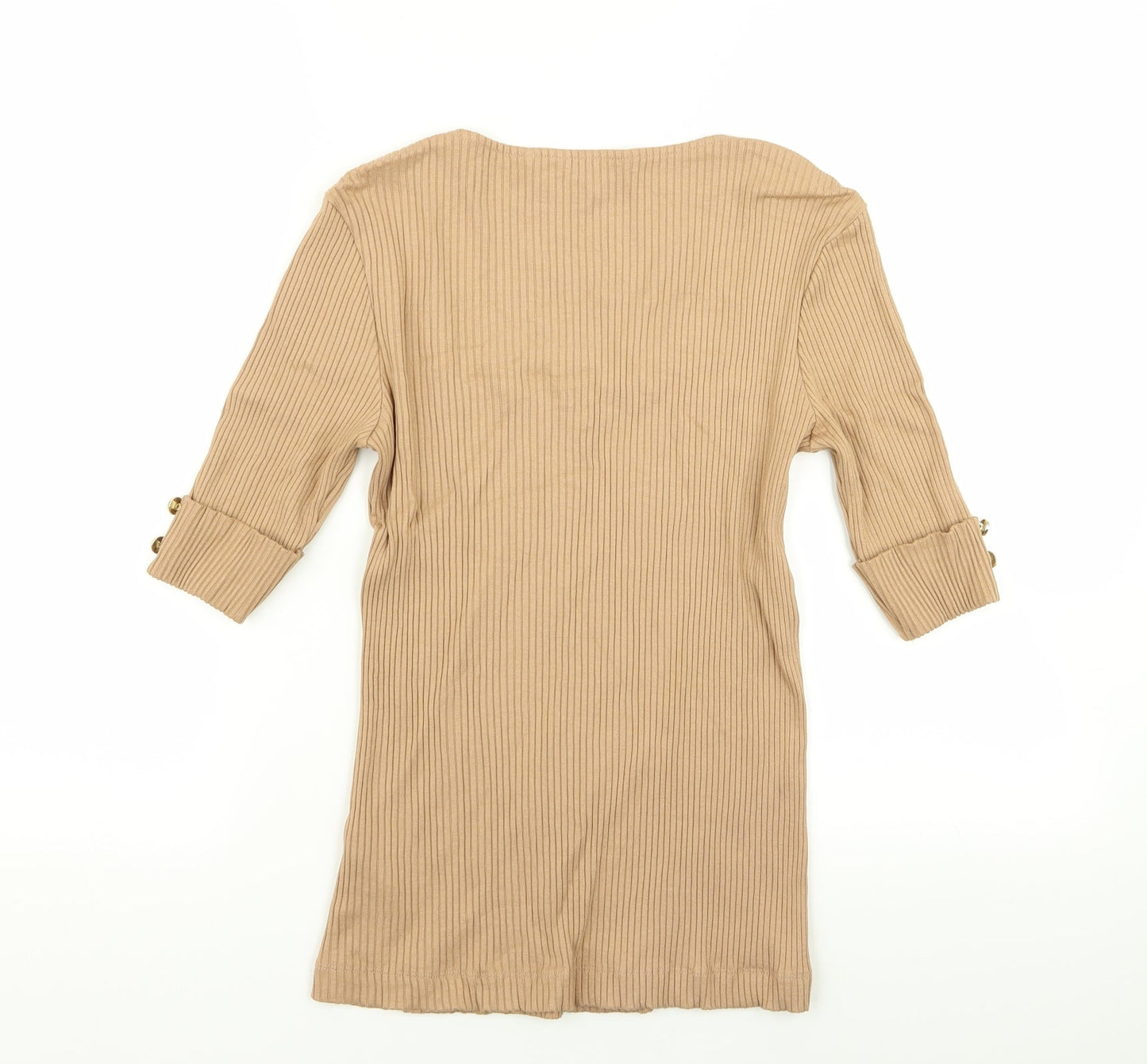 NEXT Womens Beige   Basic T-Shirt Size 8