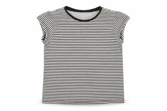 Asda George Girls Multicoloured Striped  Basic T-Shirt Size 4-5 Years
