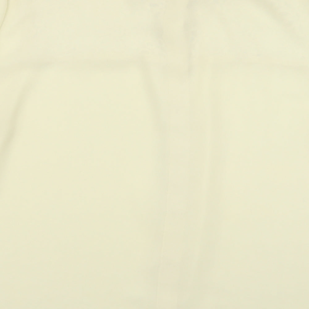 Asda George Womens Ivory Geometric  Basic Button-Up Size 18