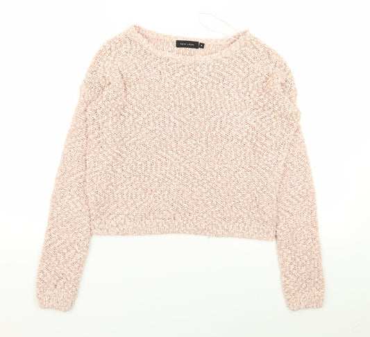 New Look Womens Pink   Pullover Jumper Size 8