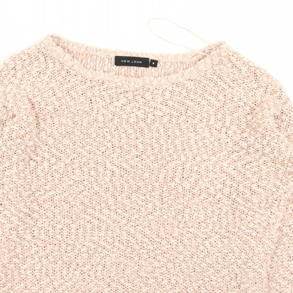 New Look Womens Pink   Pullover Jumper Size 8