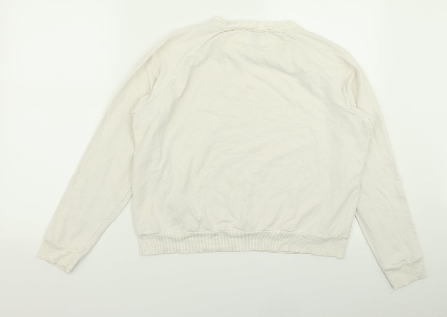 YAYAWOMEN Womens White   Pullover Jumper Size M