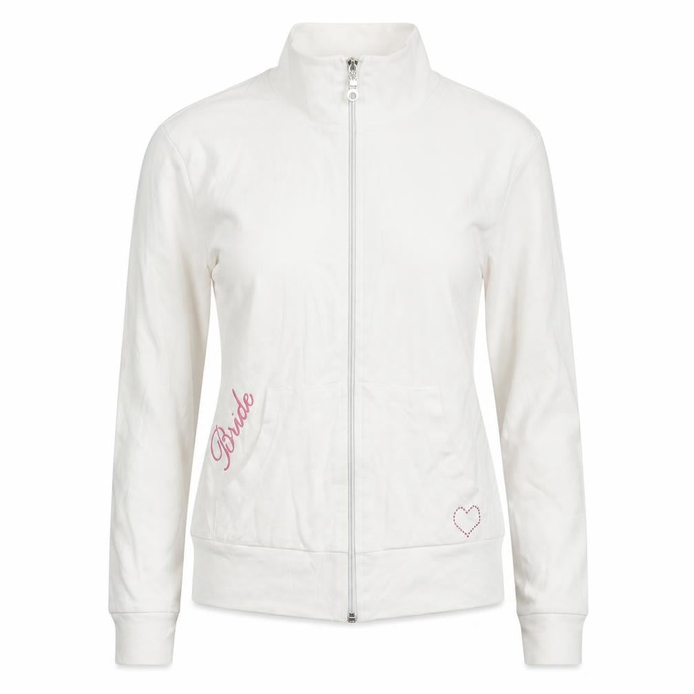 Confetti Womens White   Jacket  Size S
