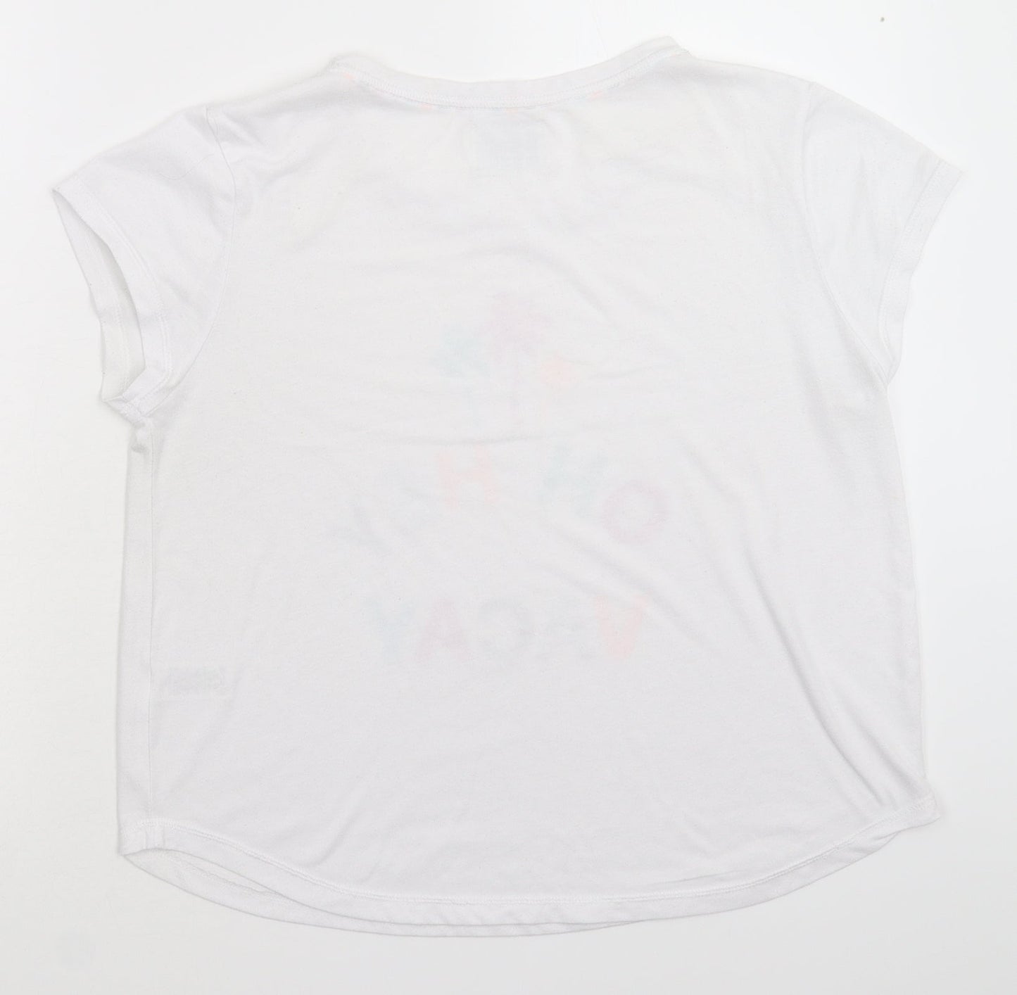 Matalan Womens White   Basic T-Shirt Size 10
