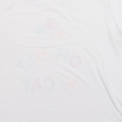 Matalan Womens White   Basic T-Shirt Size 10