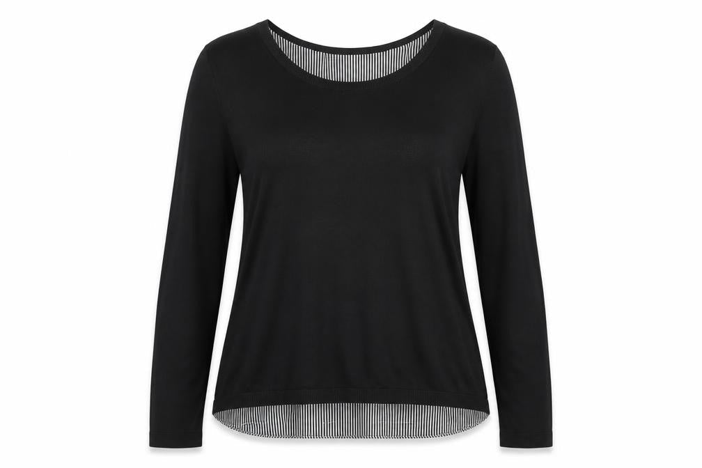 H&M Womens Black  Knit Pullover Jumper Size M