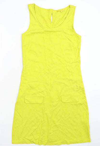 Next Womens Yellow   Bodycon  Size 8