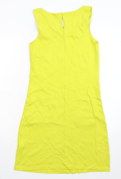 Next Womens Yellow   Bodycon  Size 8
