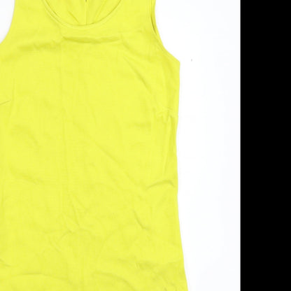Next Womens Yellow   Bodycon  Size 8
