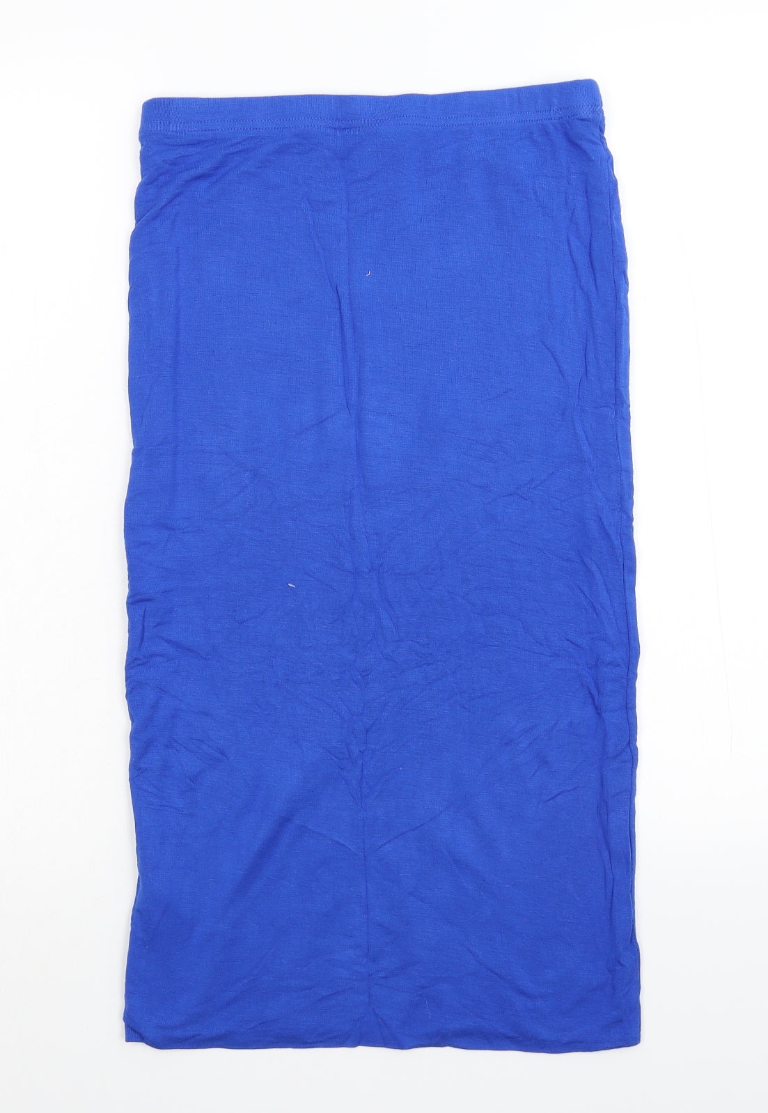 Topshop Womens Blue   Straight & Pencil Skirt Size 10
