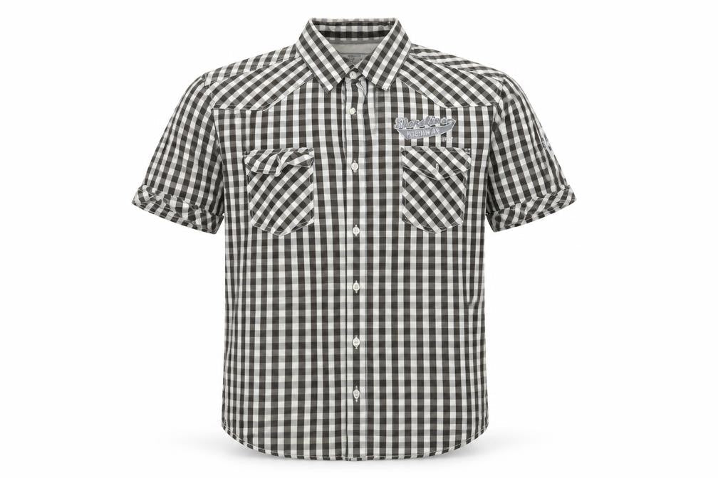 Esprit Mens Green Check   Button-Up Size L