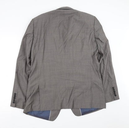 Next Mens Grey   Jacket Suit Jacket Size 42