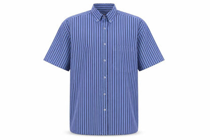 Hutson Harbour Mens Blue Striped   Button-Up Size M