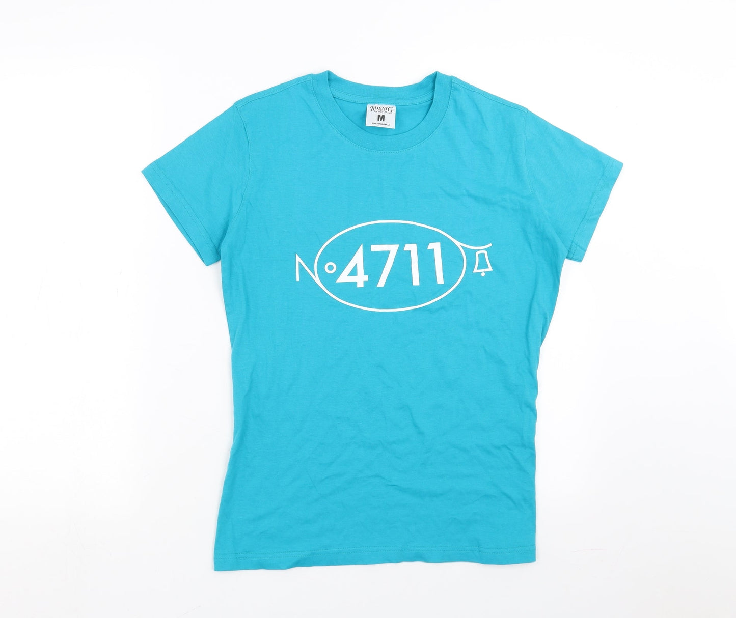 koenig reich Womens Blue   Basic T-Shirt Size M