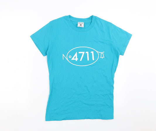 koenig reich Womens Blue   Basic T-Shirt Size M