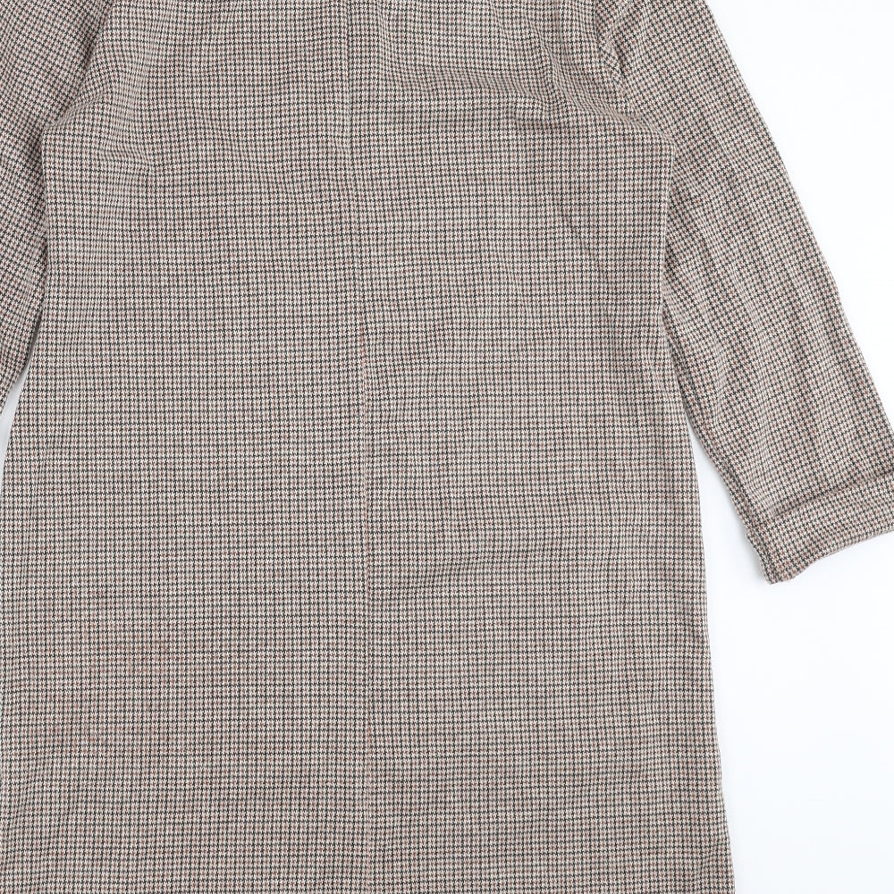 Primark Womens Brown Geometric  Shift  Size 10