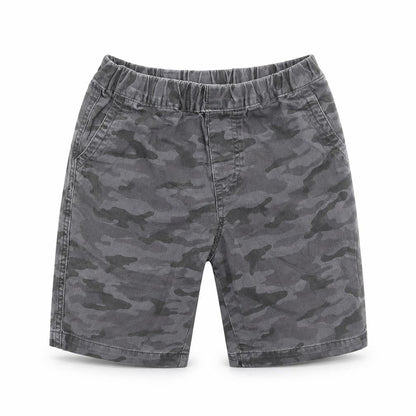 Uniqlo Boys Grey Camouflage  Bermuda Shorts Size 5-6 Years
