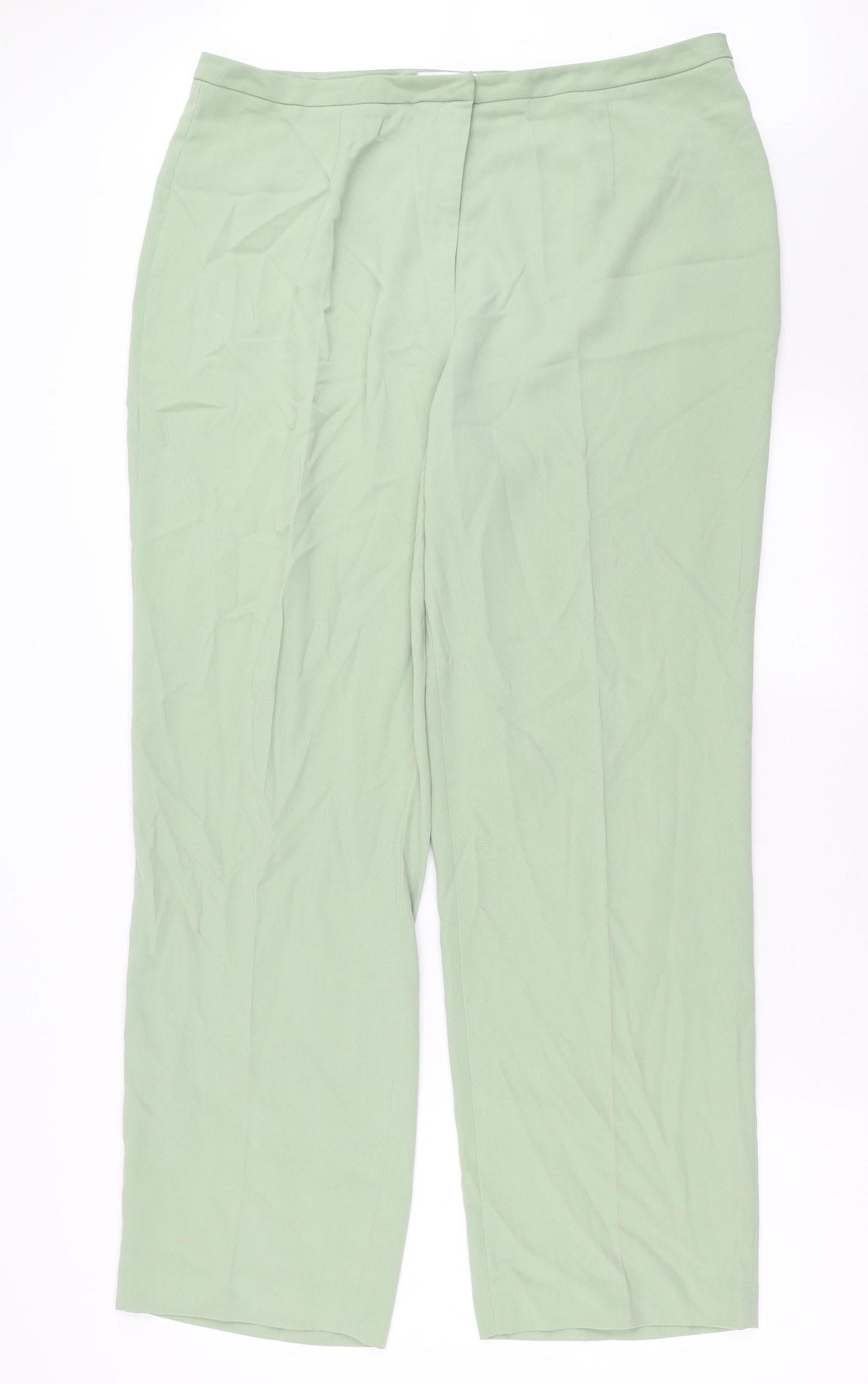 collection Womens Green   Trousers  Size 20 L32 in