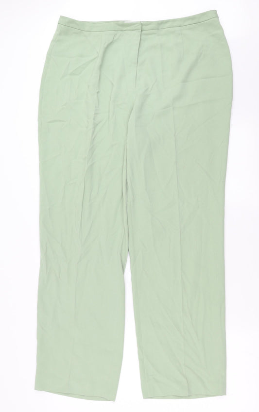 collection Womens Green   Trousers  Size 20 L32 in