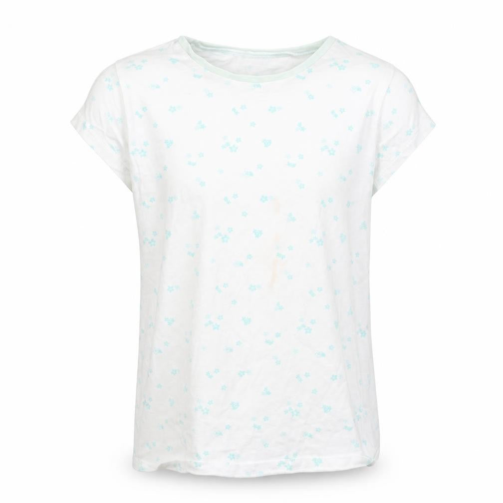 George Girls White Floral  Top Pyjama Top Size 10-11 Years