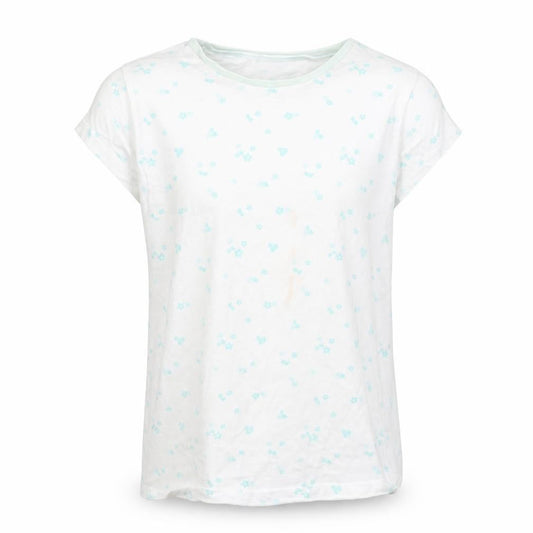 George Girls White Floral  Top Pyjama Top Size 10-11 Years
