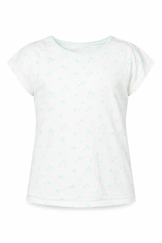 George Girls White Floral  Cami Pyjama Top Size 8-9 Years