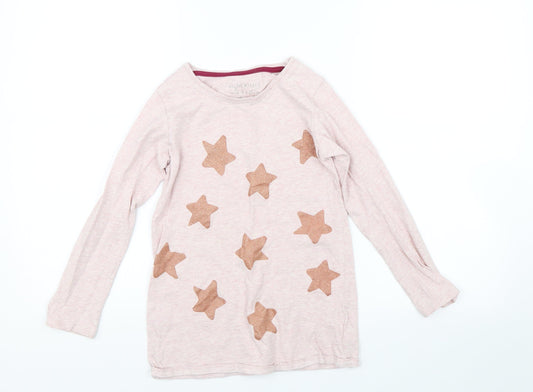 NEXT Girls Pink Geometric  Cami Pyjama Top Size 9 Years  - Stars