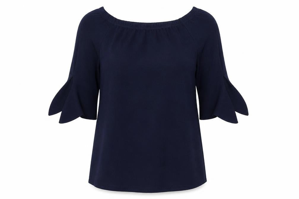 George Womens Blue   Basic T-Shirt Size 12