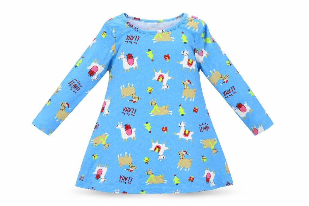 Preworn Girls Blue   A-Line  Size 2 Years