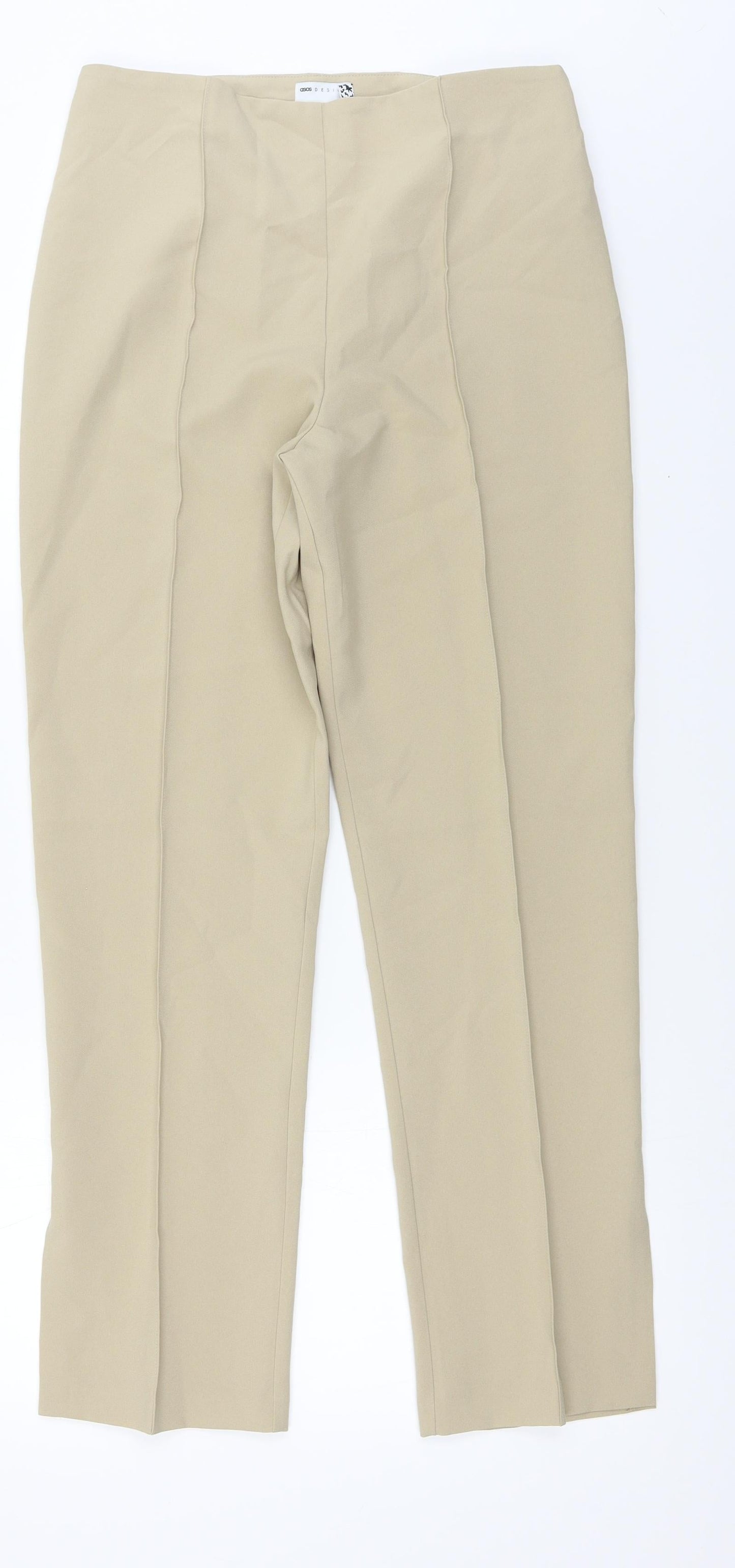ASOS  Womens Beige   Trousers  Size 12 L26 in