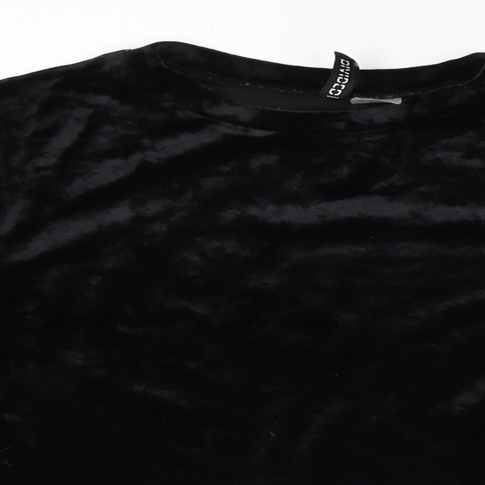 H&M  Womens Black   Basic T-Shirt Size M