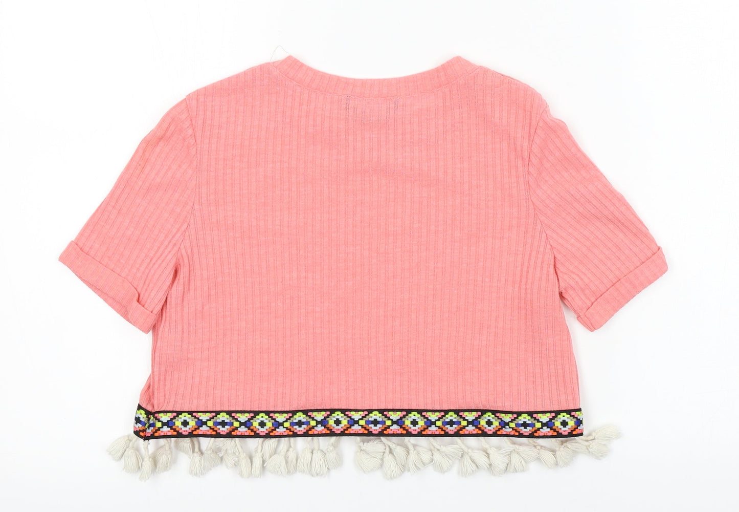 Select  Womens Pink   Basic T-Shirt Size 6