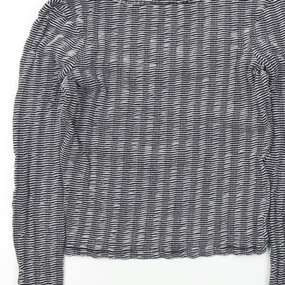 Zara Womens Black   Pullover Jumper Size S