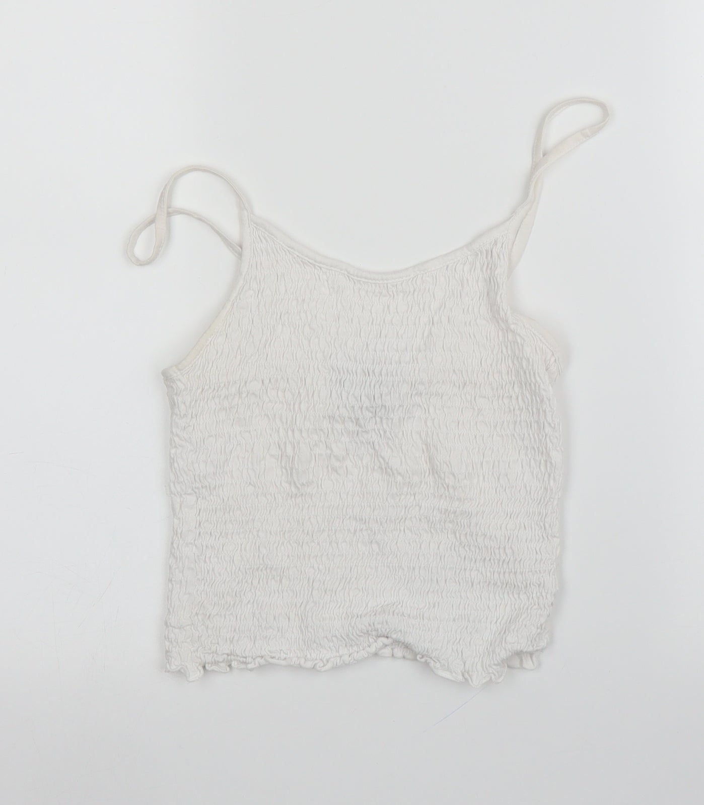 New Look Womens White   Camisole Blouse Size 10