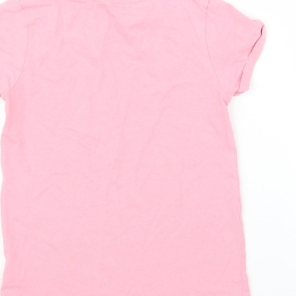 NEXT Girls Pink   Basic T-Shirt Size 8 Years