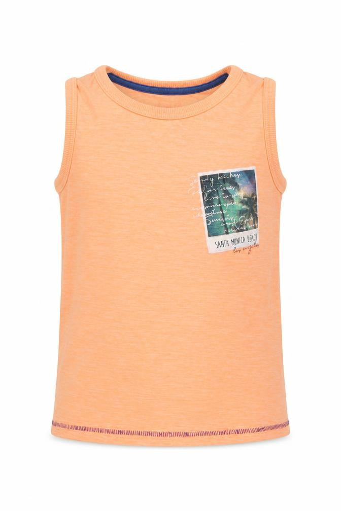 Matalan Boys Orange   Basic Tank Size 4 Years